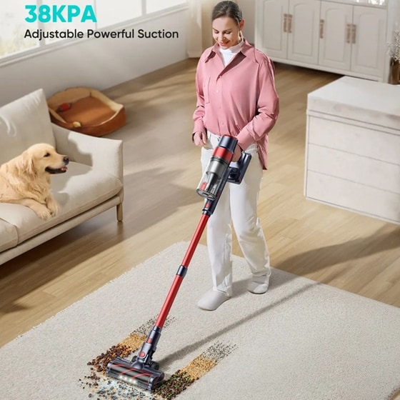 HONITURE S13 Pro 25.9 V 1.5 lt Κόκκινη Σκούπα Stick image 4
