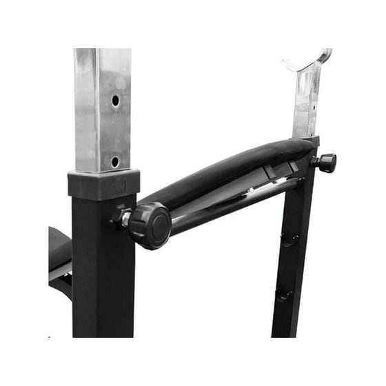 Ρυθμιζόμενος Πάγκος Γυμναστικής Pegasus W-359 Λ-5818, 160x84.5x110-130 cm - Μαύρο/Ασημένιο image 2