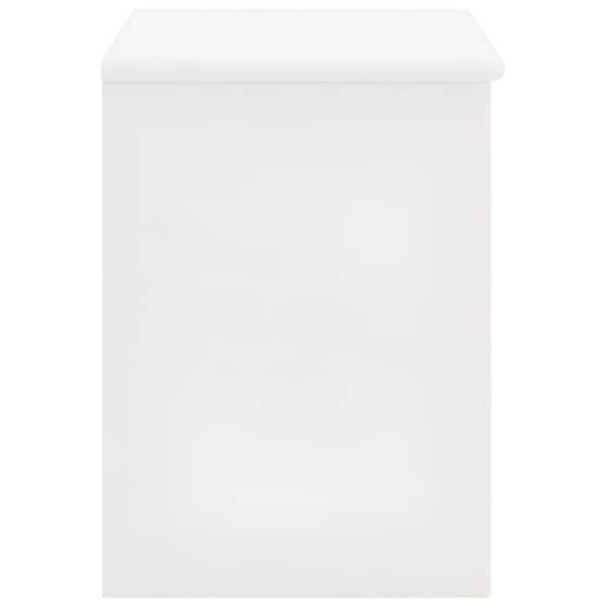 Κομοδίνο Vidaxl Από Μασίφ Ξύλο Πεύκου 35x30x40 cm - Λευκό image 1