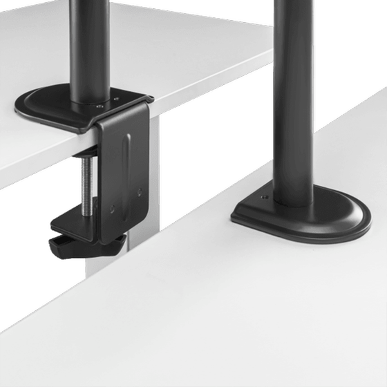 Βάση στήριξης οθόνης με βραχίονα SBOX LCD-352/2-2 17" - 32" - Μαύρο image 6