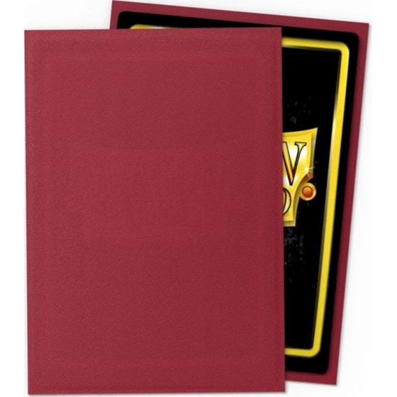 Dragon Shield Sleeves Japanese Small Size - Matte Blood Red (60 Sleeves) image 1
