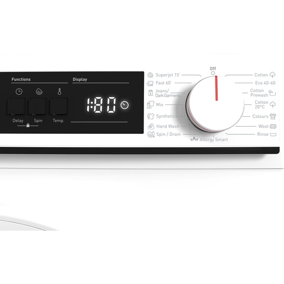 SHARP ES-NFA6121WC-EE 6 kg 1.200 Στροφές Λευκό Πλυντήριο Ρούχων image 4