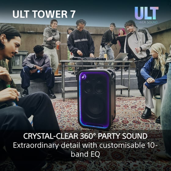 Party Speaker Sony ULT Tower 7 420W - Black image 3
