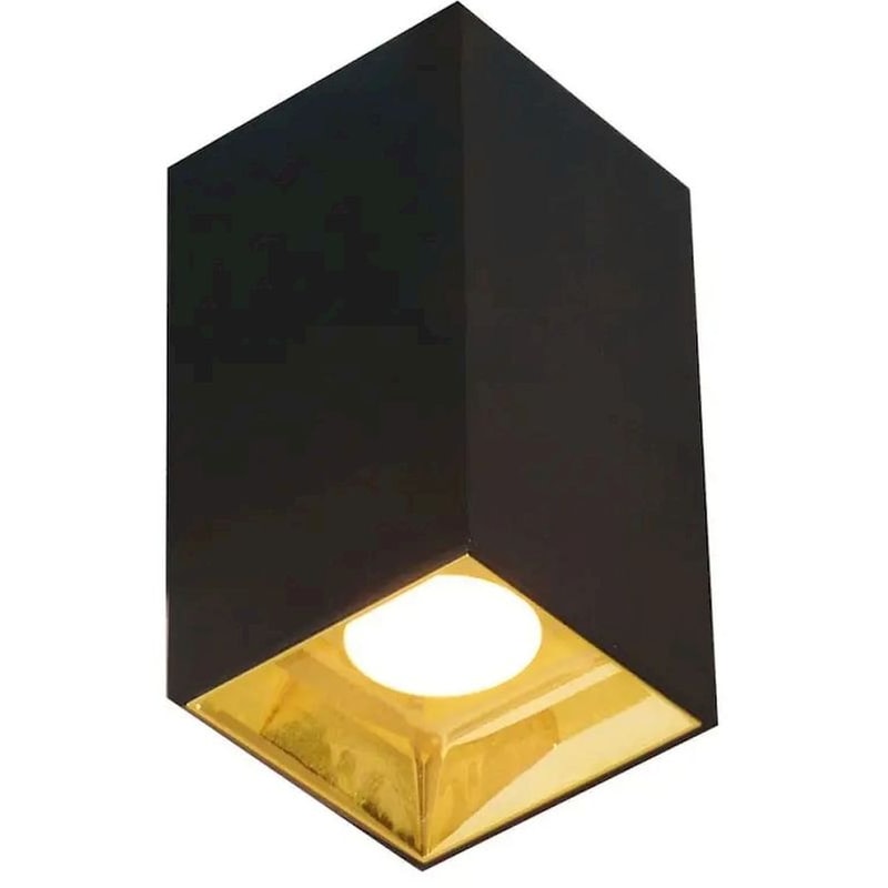 VIOKEF Σποτ Μονόφωτο Viokef Led Sq Glam 4240501 από Αλουμίνιο - Μαύρο