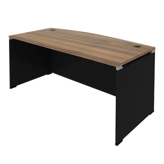 Γραφείο Επαγγελματικό Welhome από Μελαμίνη 200x90cm - Sonoma/Μαύρο image 0