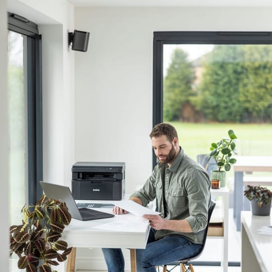 Brother DCP-L1640W Ασπρόμαυρο Πολυμηχάνημα Laser με  Wi-Fi(DCPL1640W) image 4