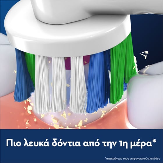 Ανταλλακτικές Κεφαλές Οδοντόβουρτσας ORAL-B Pro 3D White 2 Τμχ image 1