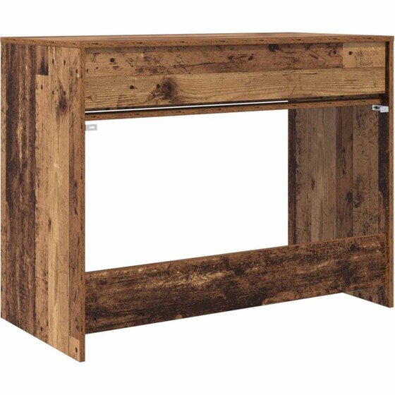 Γραφείο VidaXL από Επεξεργασμένο Ξύλο 100x50x78 cm - Παλιό Ξύλο image 6