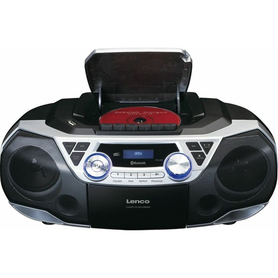 Hi‑Fi CD Player Lenco SCD‑720SI με DAB+/FM – Ασημί image 2