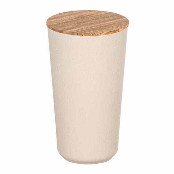 Βάζο Αποθήκευσης Τροφίμων Wenko Bamboo 950ml - Μπεζ image 0