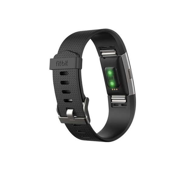 Activity Tracker FitBit Charge 2 HR Large Μαύρο/Ασημί image 2