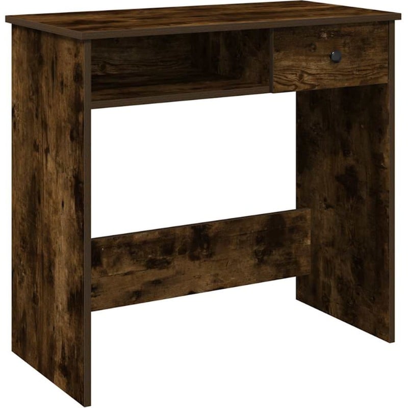 Γραφείο VidaXL από Επεξεργασμένο Ξύλο 80x40x75 cm - Καπνιστή Δρυς