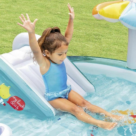 Φουσκωτή Παιδική Πισίνα Intex Παιδότοπος Fishing Fun Play Center 48Lt - Πολύχρωμη image 5