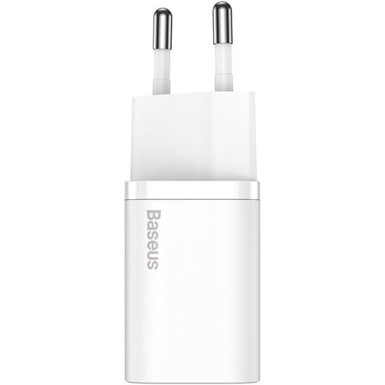 Φορτιστής Πρίζας Baseus Super Si Quick Charger Usb-C 20W - White image 1