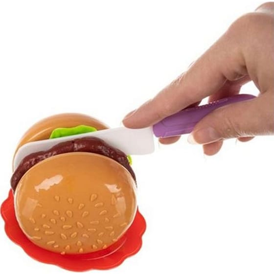 Σετ Παιδικά Kruzzel Fast Food 42 Τεμαχίων Με Μαχαιροπίρουνα, Με Velcro, 21x21x10 cm image 3