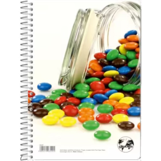Τετράδιο Σπιράλ GLOBUS A4 2 Θεμάτων Candy (1 Τεμάχιο) image 3