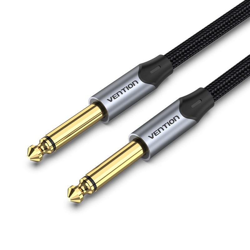 Καλώδιο Ήχου Vention BASHD 6.3mm male σε 6.3mm male 0.5m - Γκρι