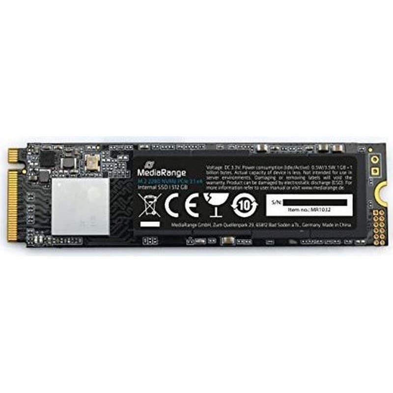 MEDIARANGE Εσωτερικός Σκληρός Δίσκος SSD Mediarange MR1032 512 GB M.2 NVMe