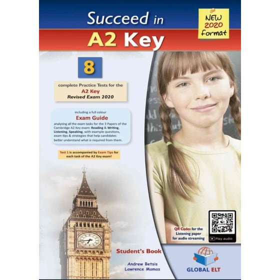 Succeed in Cambridge English A2 KEY (KET) - 8 Practice Tests for the Revised Exam from 2020 - CDs image 0