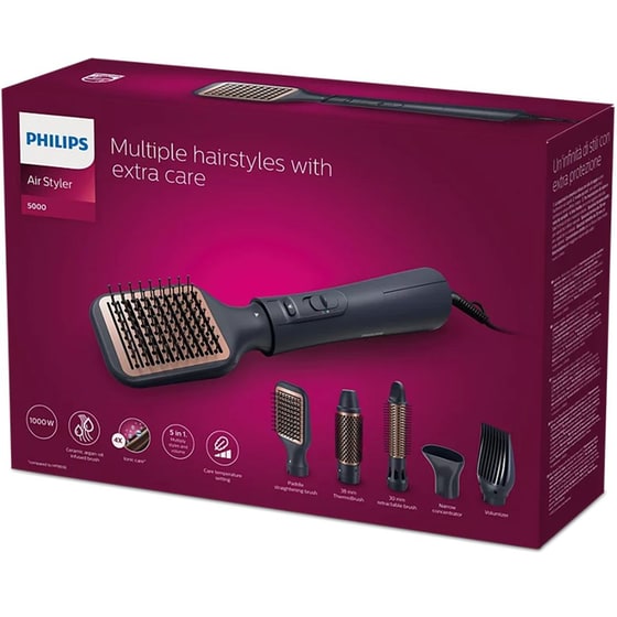 PHILIPS Air Styler BHA530/00 Series 5000 Ηλεκτρική Βούρτσα 1000 W Μπλε image 5