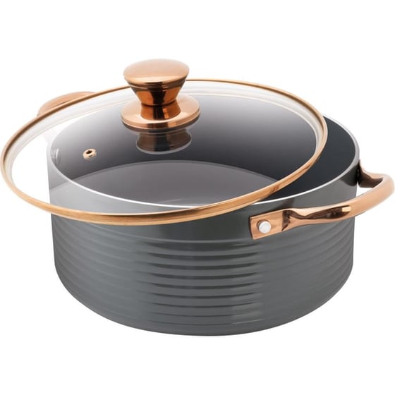 Κατσαρόλα LAMART LT1241 24 cm Γκρι image 1