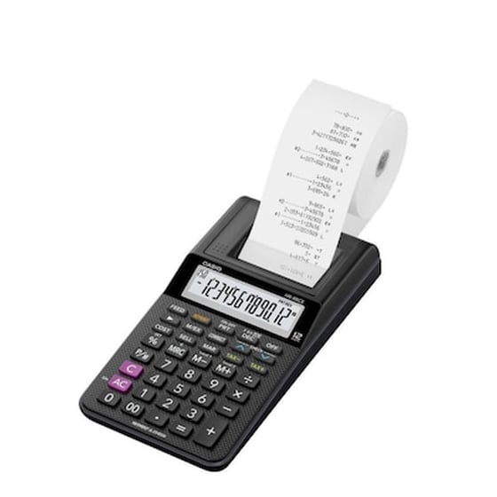 Casio Hr-8rce 12-digit Roller Print Calculator (hr-8rce) (cashr8rce) image 0