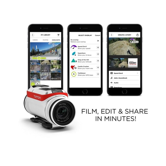 Action Camera TOM TOM Bandit Premium 16MP 4K Ultra HD Λευκό image 2