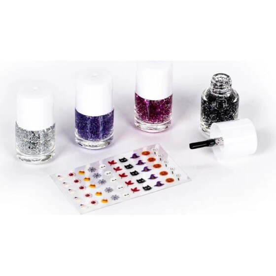 Σετ 4 Βερνίκια Νυχιών και 50 Αυτοκόλλητα Tri-Coastal Nail Art Collection Halloween image 3