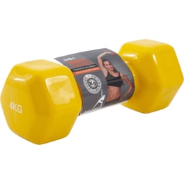Βαράκι Εξάγωνο 4kg Amila 44120 Βινυλίου από Χυτοσίδηρο - Κίτρινο