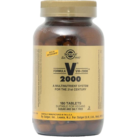 Solgar Formula Vm-2000 - 180 ταμπλέτες image 0