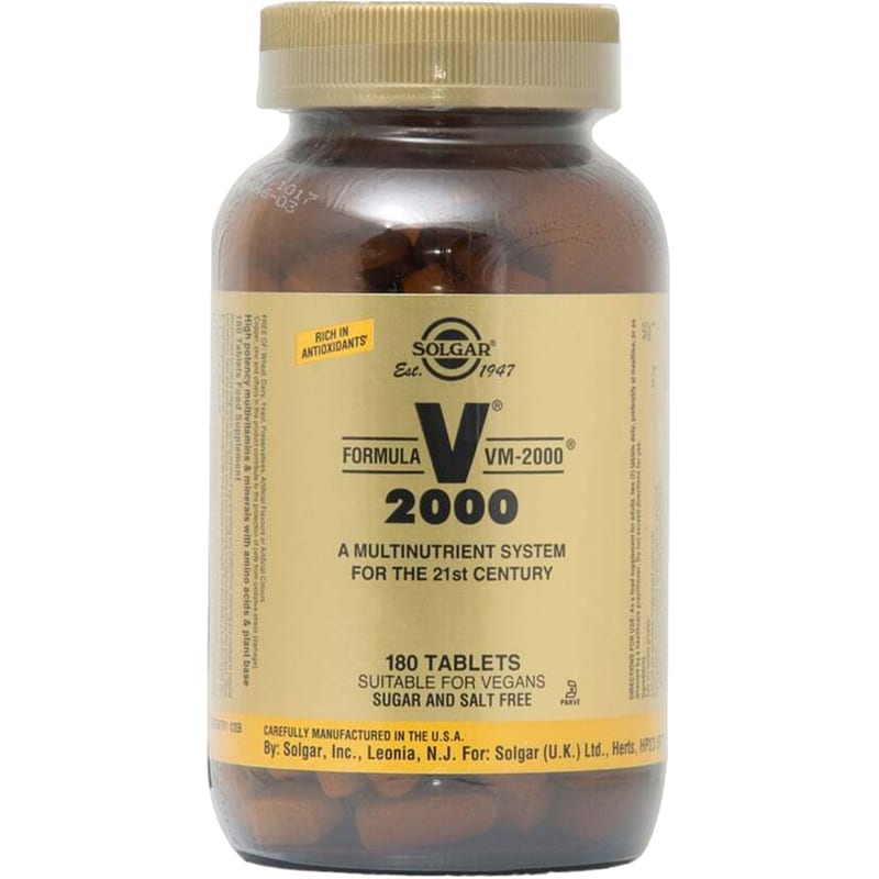 Solgar Formula Vm-2000 - 180 ταμπλέτες