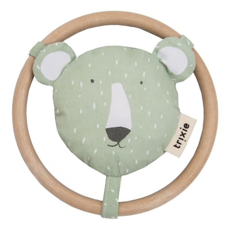 Trixie Βρεφική Κουδουνίστρα Με Κρίκο – Mr. Polar Bear 77223