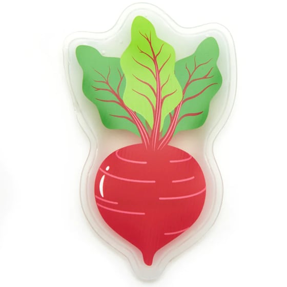 Παγοκύστη Kikkerland Beet Hot/Cold Pack - Κόκκινη image 0