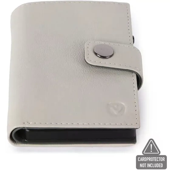 Θήκη Καρτών Valenta Leather Magsafe Luxe White image 3
