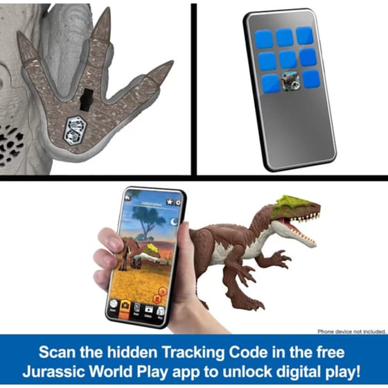 Mattel Φιγούρα Jurassic World Rebirth Tail Thrasher Spinosaurus image 5