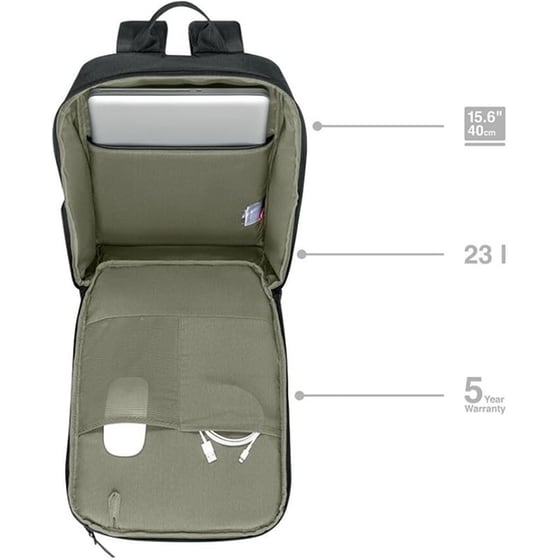 Τσάντα Laptop Wenger Urbanone 15.6" Backpack για Laptop έως 15.6" - Μαύρο image 1