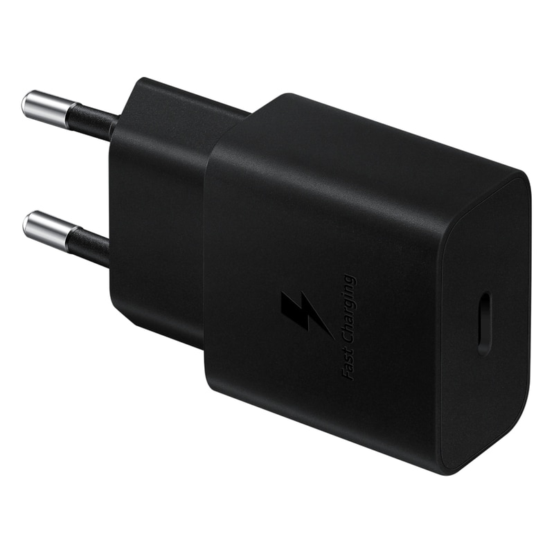 Σετ Φόρτισης Samsung Fast Usb-C 15W 2A with cable Usb-C 1m - Black