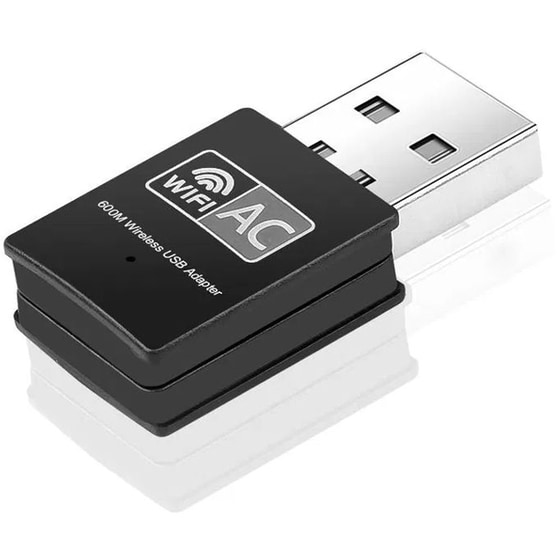 Powertech Ασύρματος Usb Αντάπτορας Pt-1041, Ac600 600mbps, 2.4/5ghz Wifi image 1