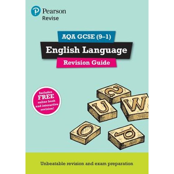 Pearson REVISE AQA GCSE English Language Revision Guide inc online edition - 2023 and 2024 exams image 0