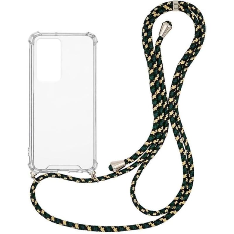 SONIQUE Θήκη Xiaomi Xiaomi 12 Pro 5G - Sonique Armor Clear Με Κορδόνι - Πράσινο