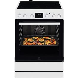 ELECTROLUX LKR64022MW 73 Lt Λευκό Ηλεκτρική Κουζίνα Κεραμική