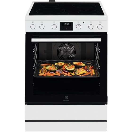 ELECTROLUX LKR64022MW 73 Lt Λευκό Ηλεκτρική Κουζίνα Κεραμική image 0