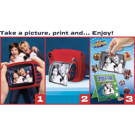 Lisciani Spiderman Print Cam Φωτογραφική Κάμερα image 3
