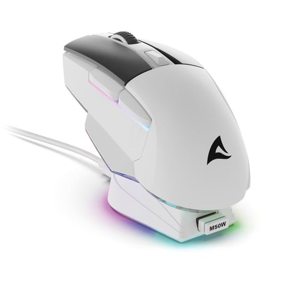 Sharkoon SGM50W Gaming  Ενσύρματο/Ασύρματο Ποντίκι - Λευκό image 7