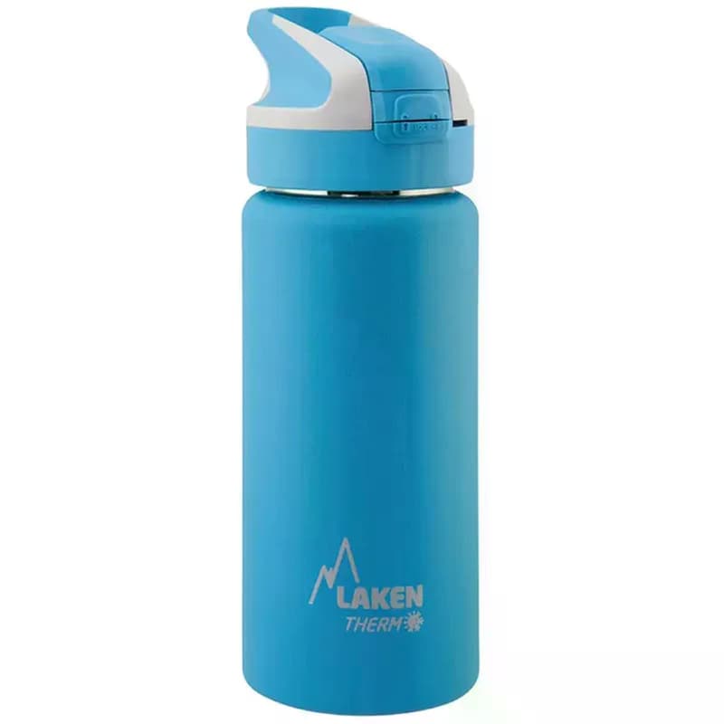 Παγούρι Θερμός Laken με Καλαμάκι Γαλάζιο 500ml