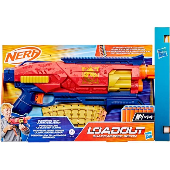Παιχνιδολαμπάδα Nerf Εκτοξευτής Loadout Shadowspeed Recon (G1759) image 0