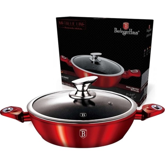 Κατσαρόλα BERLINGER HAUS BH1264N 32 cm 4.9 L Κόκκινο image 1