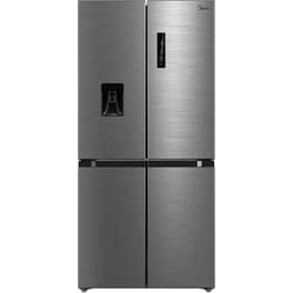 MIDEA MDRM632FGD46W Total No Frost 470 Lt Inox Ψυγείο Ντουλάπα