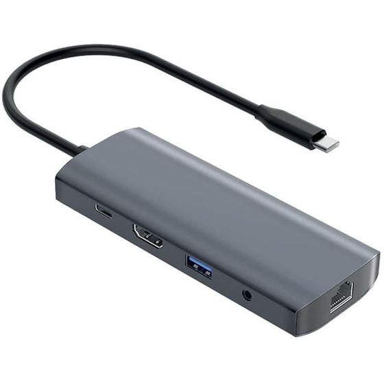 NOD C-Dock 9 USB Hub με 9 θύρες - Ασημί image 2