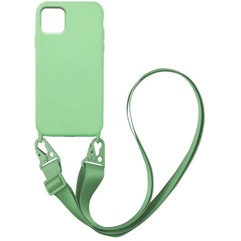 Θήκη Apple iPhone 13 - Sonique Carryhang Liquid Silicone Strap - Πράσινο